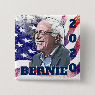2020 Election Bernie Sanders Support Button