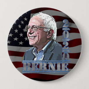 2020 Election Bernie Sanders Support Round Button
