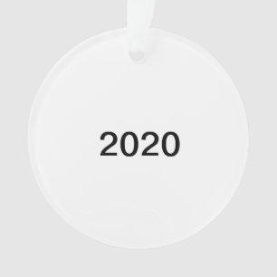 2020 Funny Simple Plain Nothing Covid Christmas Ornament