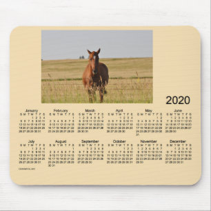 2020 Horse Calendar by Janz Mouse Pad