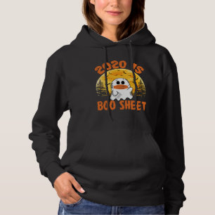 2020 is Boo Sheet Women Men Halloween Ghost in Ma Hoodie