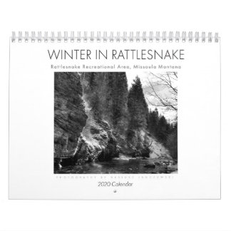 2020 Missoula's Rattlesnake in Winter Calendar