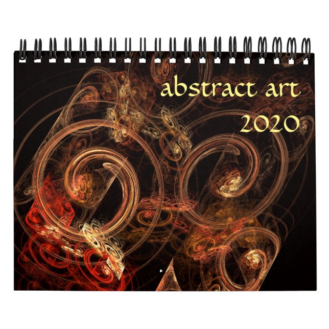 2020 Modern Abstract Art Calendar (Cover)