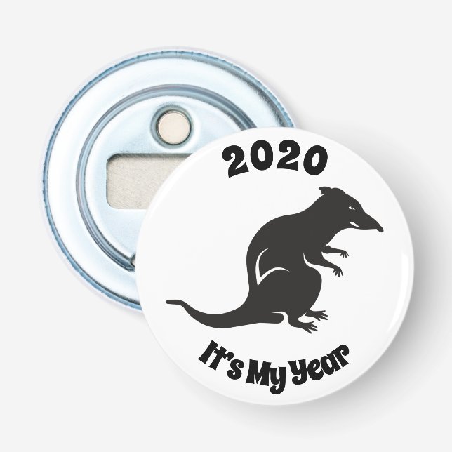 2020 My Rat Year Bottle Opener (Front)