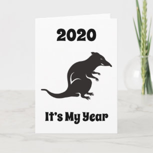 2020 My Rat Year Card