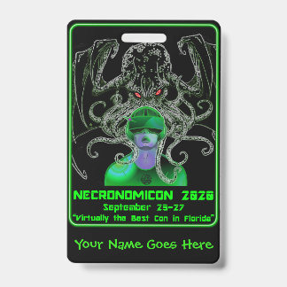 2020 Necro VR Badge/Stone Hill on Back ID Badge