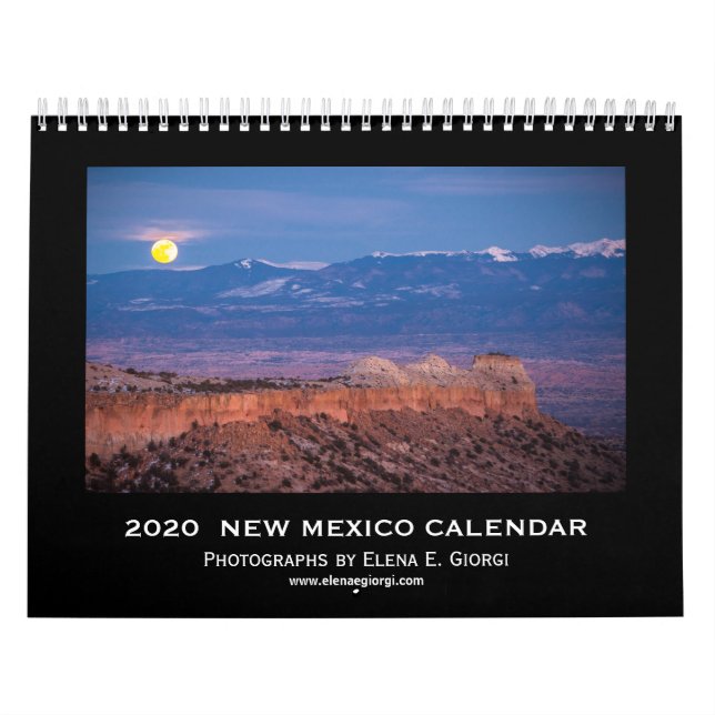 2020 New Mexico Calendar (Cover)