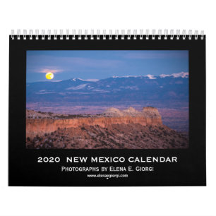 2020 New Mexico Calendar