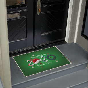 2020 New Year And Christmas Door Mat