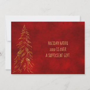 2020 PERSONALIZED HAIKU CARD   Mr. Funny Holiday C