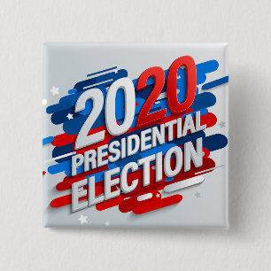2020 Presidential Election 15 Cm Square Badge