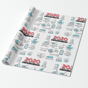 2020 Quarantine Activities Commemorative Wrapping Paper