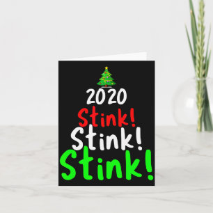 2020 Stink Stank Stunk Matching Family Christmas Card