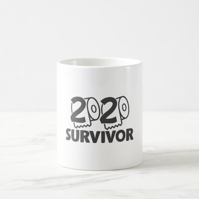 2020 Survivor Funny Coronavirus Meme Coffee Mug (Center)