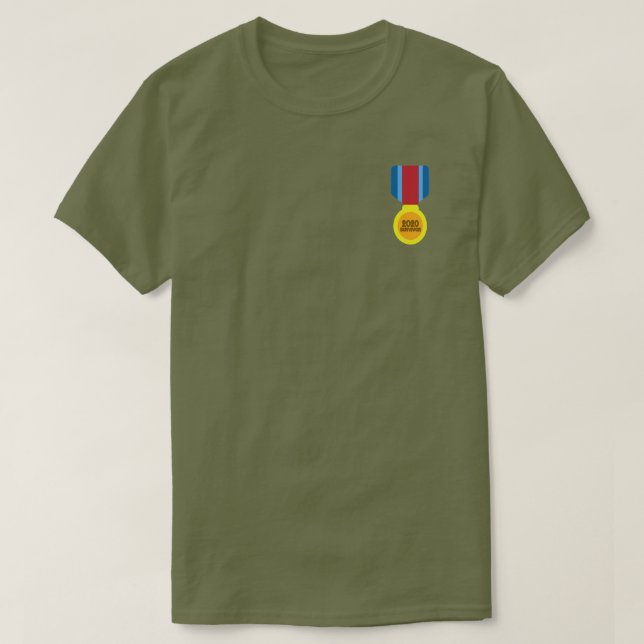 2020 Survivor Medal T-Shirt (Design Front)