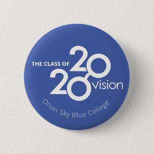 2020 vision event custom name or business 6 cm round badge