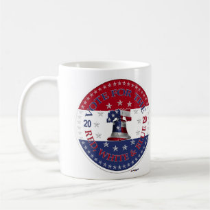 2020 Vote For The Red, White and Blue Liberty Bell Coffee Mug