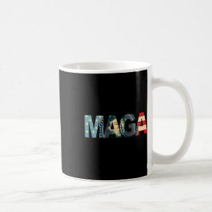 2020 Voted Maga American Flag Retro Vintage Gift  Coffee Mug