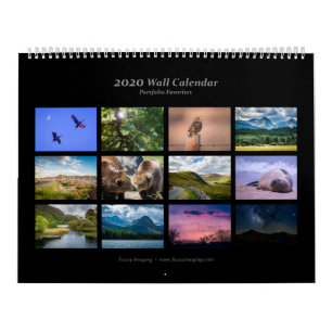 2020 Wall Calendar - Wildlife and Landscapes