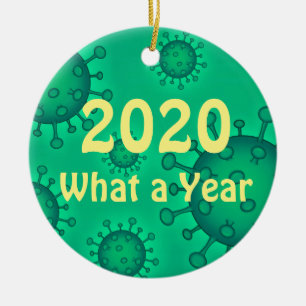 2020 What a Year Ceramic Tree Decoration
