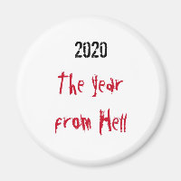 2020 Year From Hell Magnet