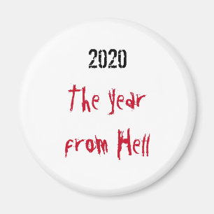 2020 Year From Hell Magnet