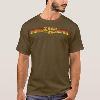 2020 Year of Change Retro Stripes Sunset T-Shirt
