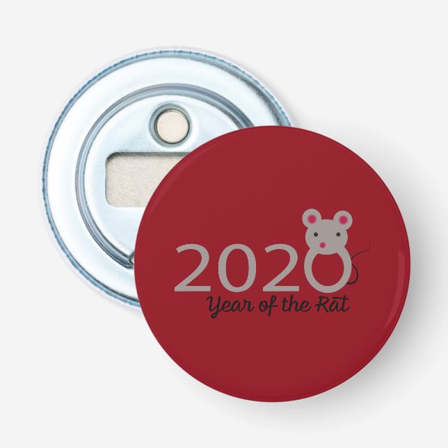 2020 Year of the Rat Bottle Opener (Front)