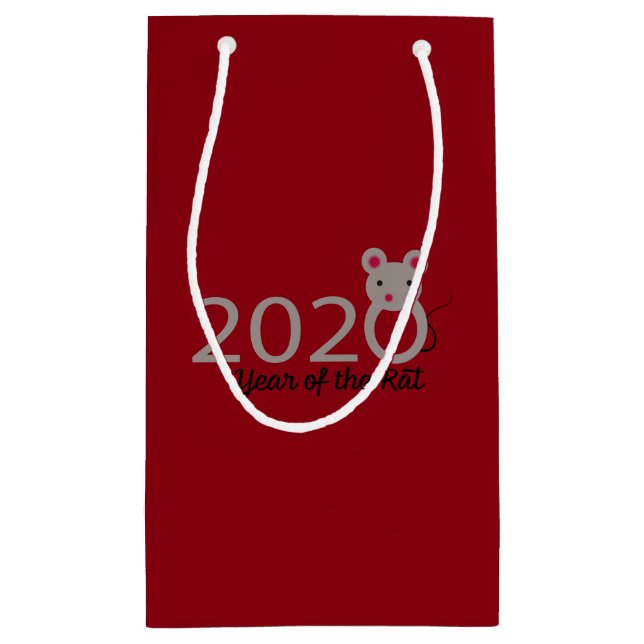 2020 Year of the Rat Small Gift Bag (Back)