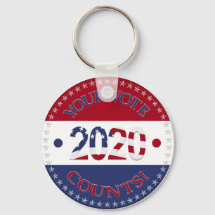 2020 Your Vote Counts Key Ring