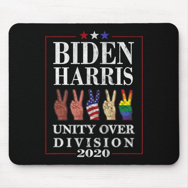 2021 Biden Harris Unity Over Division Gift  Mouse Pad (Front)