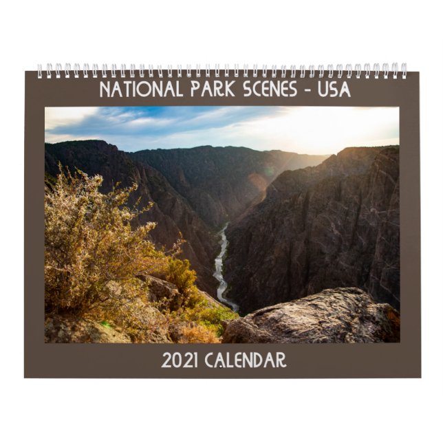 2021 Calendar of National Park Scenes (Cover)