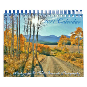 2021 Calendar - Photography of Scott Bosworth