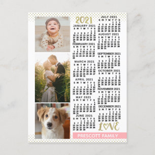 2021 Calendar (See Description for New Version)  Postcard