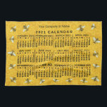2021 Calendar (See Description for New Version)  Tea Towel<br><div class="desc">ARE YOU LOOKING FOR THE 2025 VERSION OF THIS CALENDAR? | Find all our 2025 calendars in the FancyCelebration store here➔  https://www.zazzle.com/store/fancycelebration/products?ps=128&cg=196920781224604082  ➔ You can also find all our calendars in the collection here: https://www.zazzle.com/collections/119258460294242876</div>