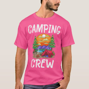 2021 Camping Crew Family Camper Road Trip Matching T-Shirt