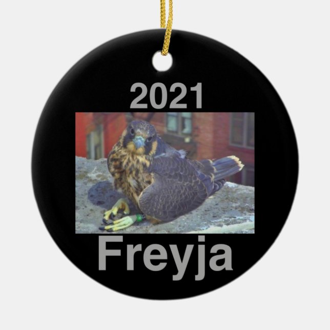 2021 Ceramic Circle Ornament Freyja (Front)