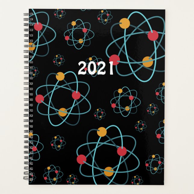 2021 Chemistry Themed Planner (Front)