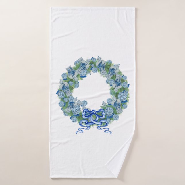 2021 Christmas Ginger Jar  Bath Towel (Bath Towel)