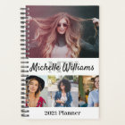 2021 Custom Photo Collage, Name and Monogram Glam