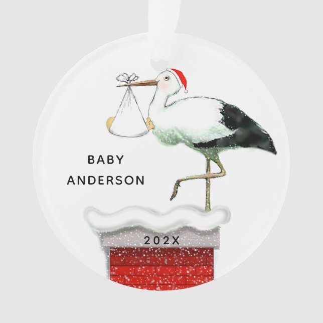 2021 December Baby Keepsake Ornament (Front)