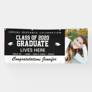 2021 Drive By Graduation Banners - Personalised