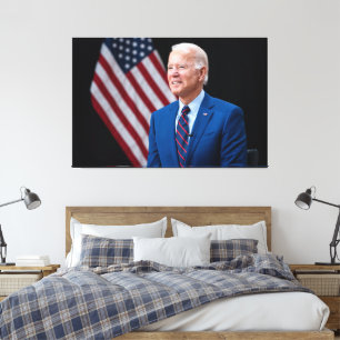 2021 Joe Biden US President Portrait Canvas Print