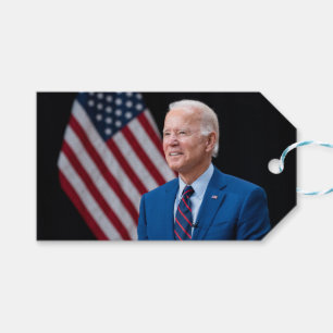 2021 Joe Biden US President Portrait Gift Tags