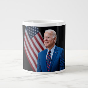 2021 Joe Biden US President Portrait Large Coffee Mug