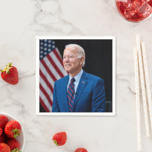 2021 Joe Biden US President Portrait Napkin