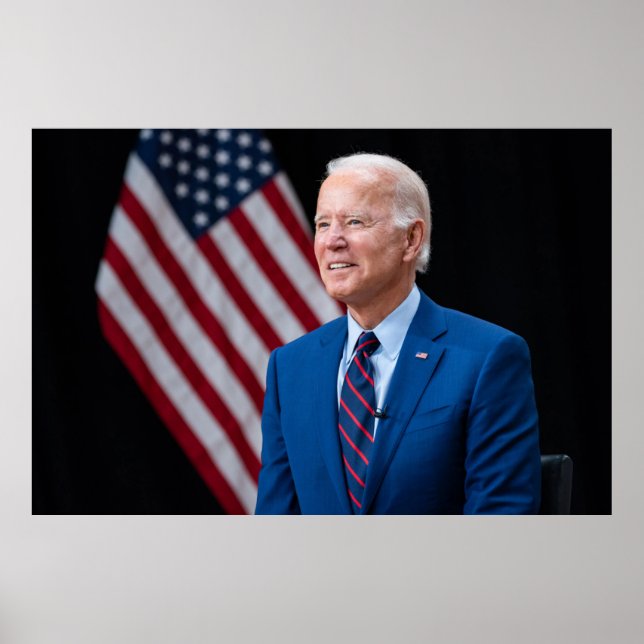 2021 Joe Biden US President Portrait Poster (Front)