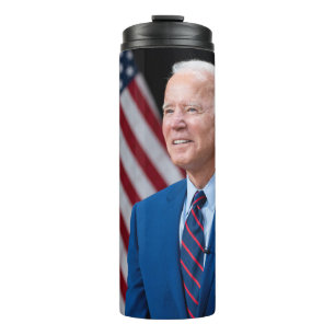 2021 Joe Biden US President Portrait Thermal Tumbler