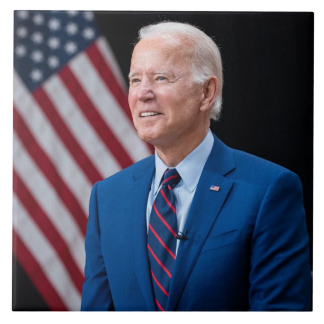 2021 Joe Biden US President Portrait Tile (Front)