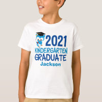 2021 Kindergarten Graduation Cute Blue Owl Kids